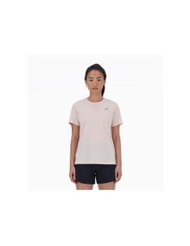 Camiseta New Balance Sport Essentials Mujer Rosa