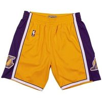 mitchell and ness short nba swingman shorts los angeles lakers para hombre