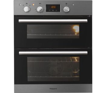 HOTPOINT Class 2 DU2 540 IX Electric Built-under Double Oven - Stainless Steel, Stainless Steel