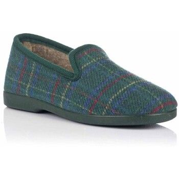 Chapines Pantuflas Zapatilla de casa de cuadros para mujer