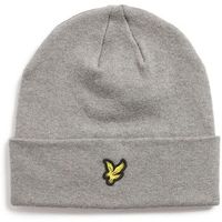 lyle  scott gorro he2313a cotton beanie-t28 mid grey marl para hombre