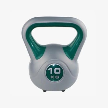 Kettlebell Pesa Rusa Fit 10KG con Asa Antideslizante - Diseño Ergonómico