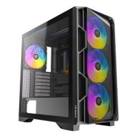 caja pc antec ax-1000 argb mid tower cristal templado usb-c pwm