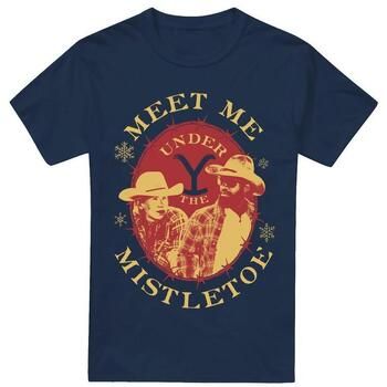 Yellowstone Camiseta Meet Me Under The Mistletoe para hombre
