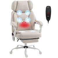 silla de escritorio welltin 921-951v91cw masaje calor lumbar y reclinacion 135