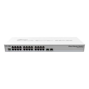 Switch Mikrotik CRS326-24G-2S+RM 24 Puertos Gigabit 2 SFP+ Dual Boot Gestionado