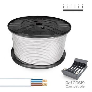 Cable Eléctrico Multicore Sediles Blanco 2 X 1,5 Mm 200 M H05vvh2-f