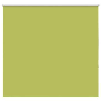 Estor Enrollable Opaco Hojas Verde 155x130cm Tela Ancho 151,6cm Vidaxl