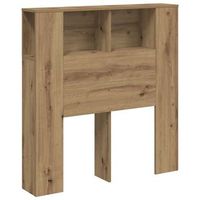 cabecero armario madera ingenieria roble artisan 100x185x1025cm vidaxl