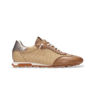 Hispanitas para mujer. RHV264596 Zapatillas Zinnia marrón (41), Piel, Plano, Cordones, Casual