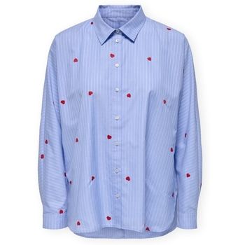 Only Camisa Noos New Lina Grace Shirt - Moonlight Blue/Stripe para mujer