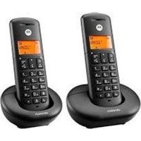 telef inalambrico dect digital motorola e202 duo negrobloqueo de llamadaspantalla retroiluminada 107e202
