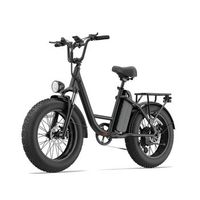 bicicleta electrica  urlife  e20 pro  750w 48v156ah 20 frenos de disco ebike - negro