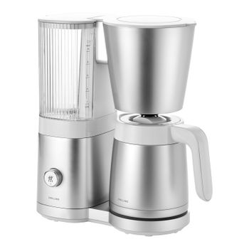 ZWILLING Enfinigy Cafetera de filtro, 1,25 l, Plata-blanco