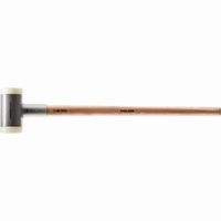 supercraft martillo de bateo con mango revestido de nogal americano que reduce las vibraciones ergonomico - d100 mm  peso9300 g - 3366110