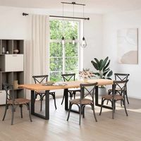 patas para mesa centro forma u 3 uds  patas para mesa acero negro 90x72-73 cm