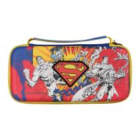fr-tec superman bolsa premium con caja de juegos para nintendo switch