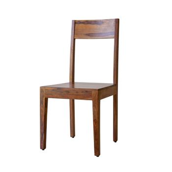 Silla madera palisandro maciza natural comedor estilo escandinavo