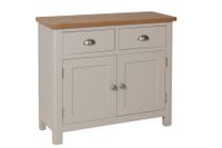 cole oak and truffle grey sideboard