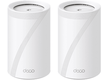 Sistema WiFi Mesh - TP-Link Deco BE65 (2 Pack), Wi-Fi 7 Tribanda BE9300, 4 Puertos 2.5 Gbps, IA, Seguridad Avanzada