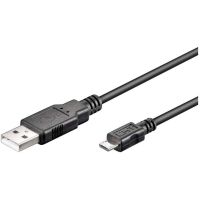 goobay cable micro usb a usb 20 5m negro
