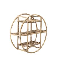 estanteria de ratan beige