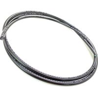latiguillo de freno aeronautico allegri 10cm para montar trenzado negro
