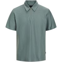 jack  jones polo 12274108 jprblaandrew ss zip polo stormy sea para hombre