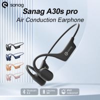 sanag a30s pro conuccion de aire auricular inalambrico bluetooth 53 auricular abierto 360    auriculares con sonido panoramico auriculares impermeables ipx7