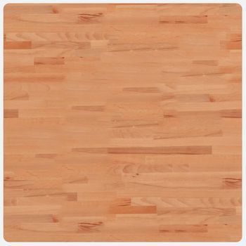Tablero De Mesa Cuadrado De Madera Maciza De Haya 80x80x4 Cm Vidaxl