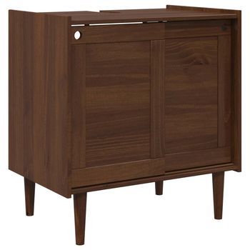 Mueble De Lavabo Bilbao Marrón Caramelo 75 X 50 X 80 Cm Vidaxl