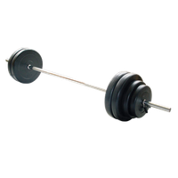 fitn shape juego de barra y pesas 75 kg