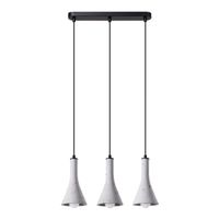 lampara colgante alna 3 luces  cemento