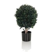 planta artificial  arbol artificial buxus 65 cm verde hjh office