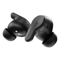 auriculares epos adapt e1 inalambricos bluetooth con cancelacion de ruido hibrida resistentes al agua uso profesional y diario color negro