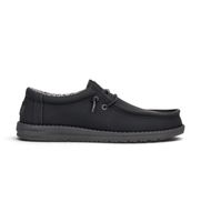 heydude para hombre hd41894 zapatos wally classic negro 44 plano cordones casual