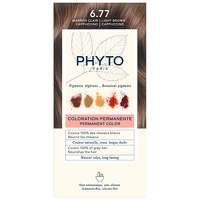 phyto phytocolor permanent hair dye shade 677 light brown cappuccino