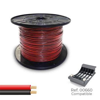 Cable Paralelo Sediles Negro Rojo 2 X 1,5 Mm - 300 M