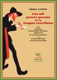 mil peores poesias de la lengua castellana
