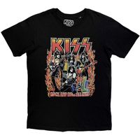 kiss camiseta rock and roll all nite para hombre