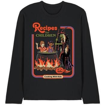 Steven Rhodes Camiseta manga larga Recipes For Children para mujer