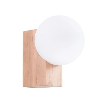 Aplique de pared liea madera natural