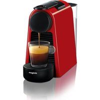 nespresso by magimix essenza mini coffee machine - ruby red red