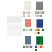 jardin202 - cortinas de exterior impermeables r cortinas antimoscas para terrazas y porche  120 x 240 cm karla - blanca  120 x 240 cm karla - blancajardin202