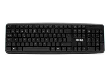 TECLADO NILOX USB NEGRO