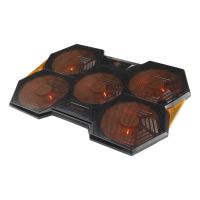 almohadilla de refrigeracion deltaco gaming gam-072 5 ventiladores usb negro