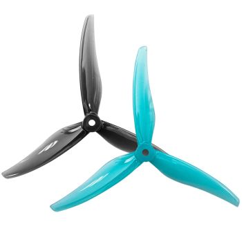2 Pares de Hélices Gemfan Freestyle 6030 6.0x3.0 6 Pulgadas de 3 Palas Duraderas de PC con Orificio de 5 mm para Drones