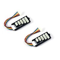 placa adaptadora del puerto de equilibrio jst-xh de 2pcs para cargador de bateria de lipo de 2-6s