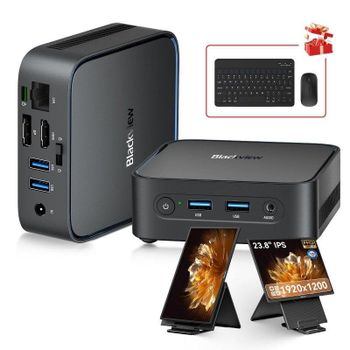 Mini PC Blackview MP50 AMD Ryzen 5 3500U 16GB 512GB SSD Radeon Vega 8 Windows 11 Pro Pantalla 23,8