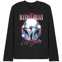 disney camiseta manga larga din djarin 80 s para mujer